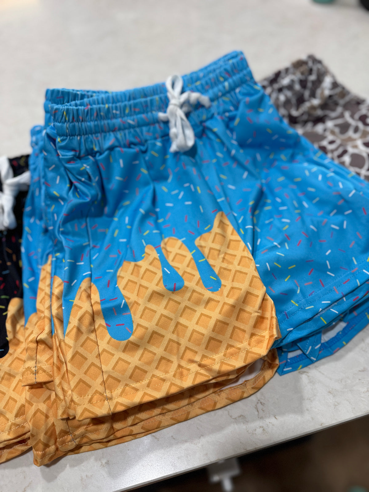 Ice Cream Drip Shorts