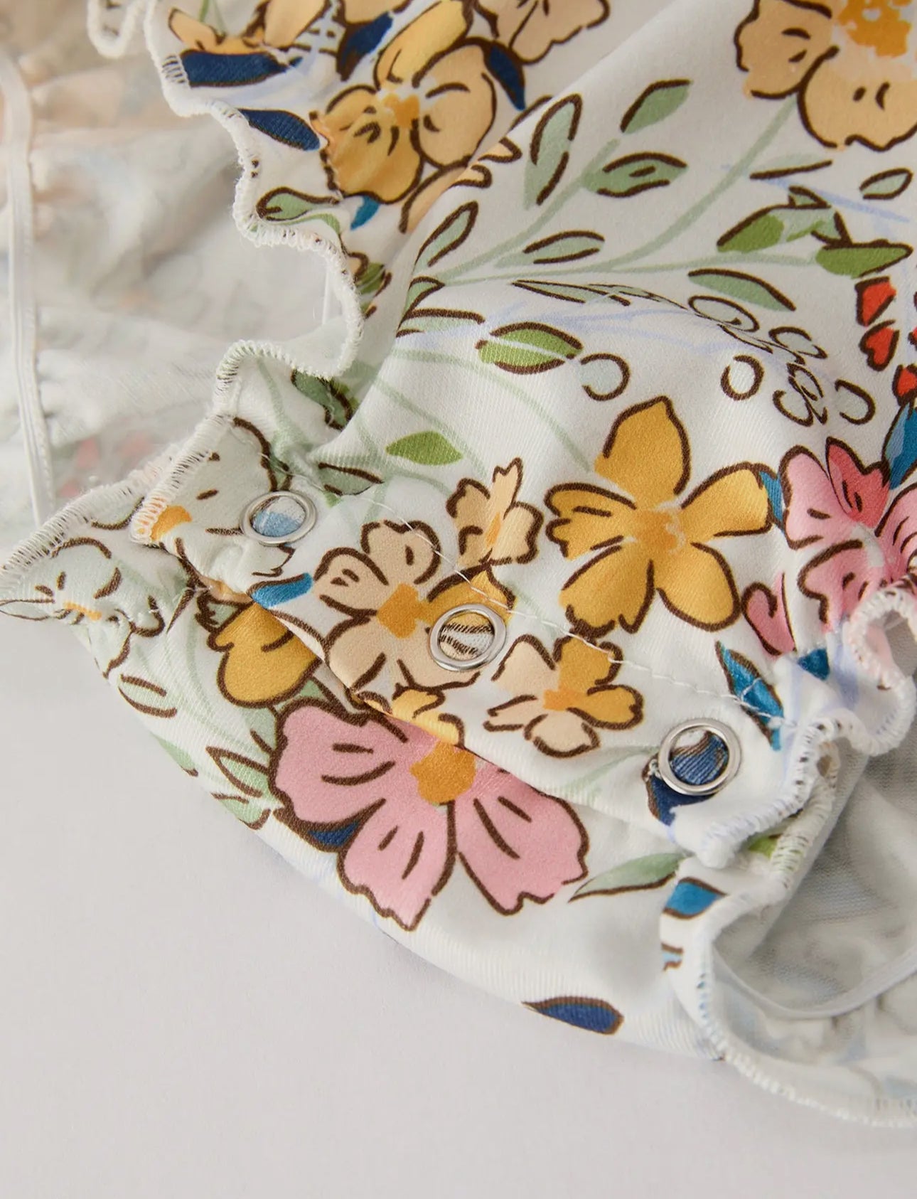Wildflower Meadow Smocked Bubble