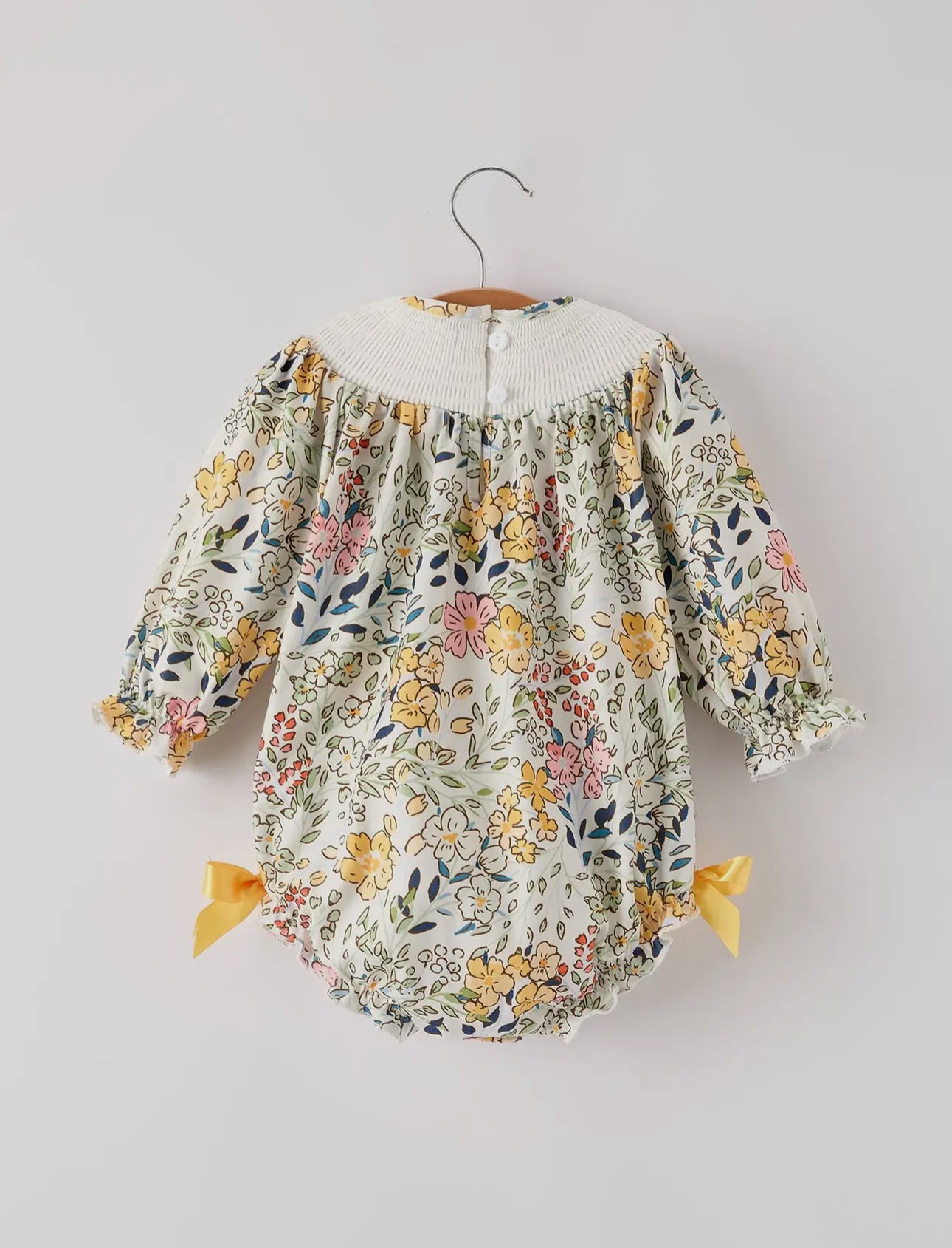 Wildflower Meadow Smocked Bubble