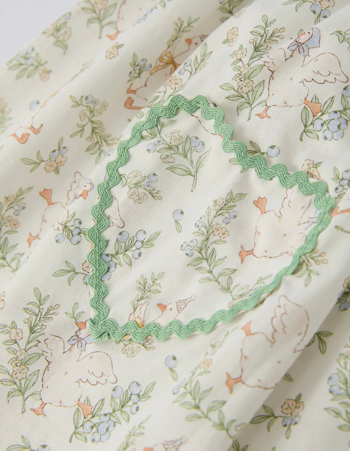 Vintage Floral Goose Dress