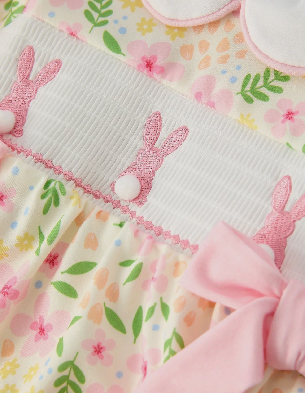 Smocked Springtime Easter Dress