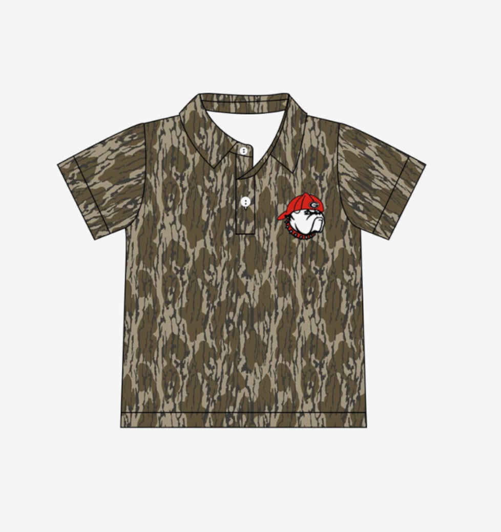 Tailgate Camo UGA Polo