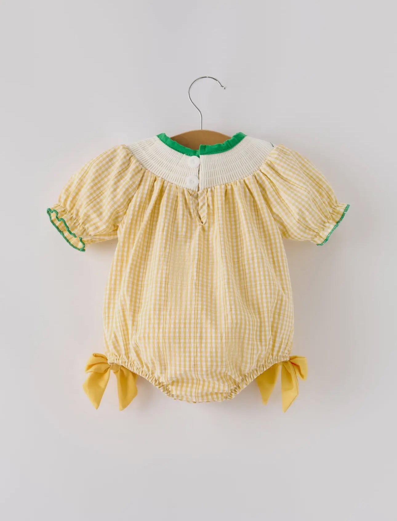 Southern Sunflower Smocked Bubble