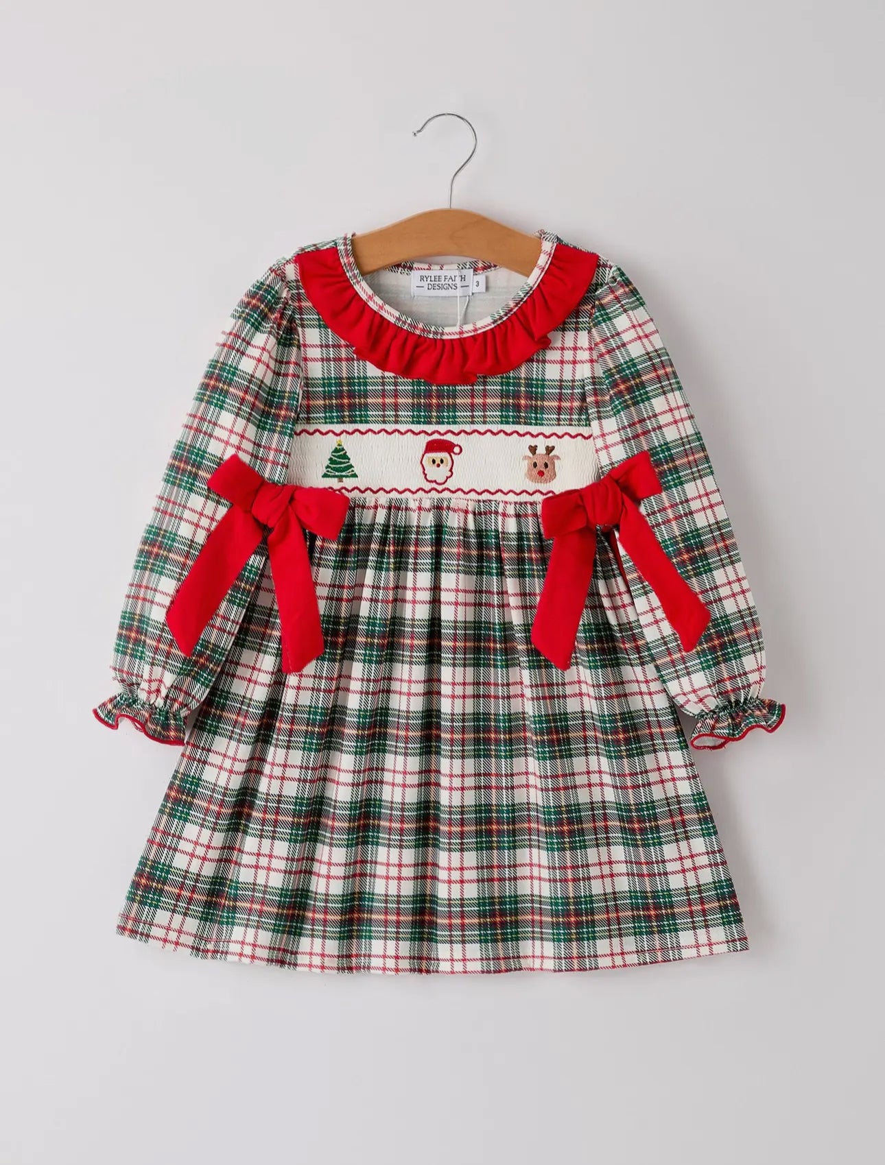 Plaid Festive Friends Christmas Dress