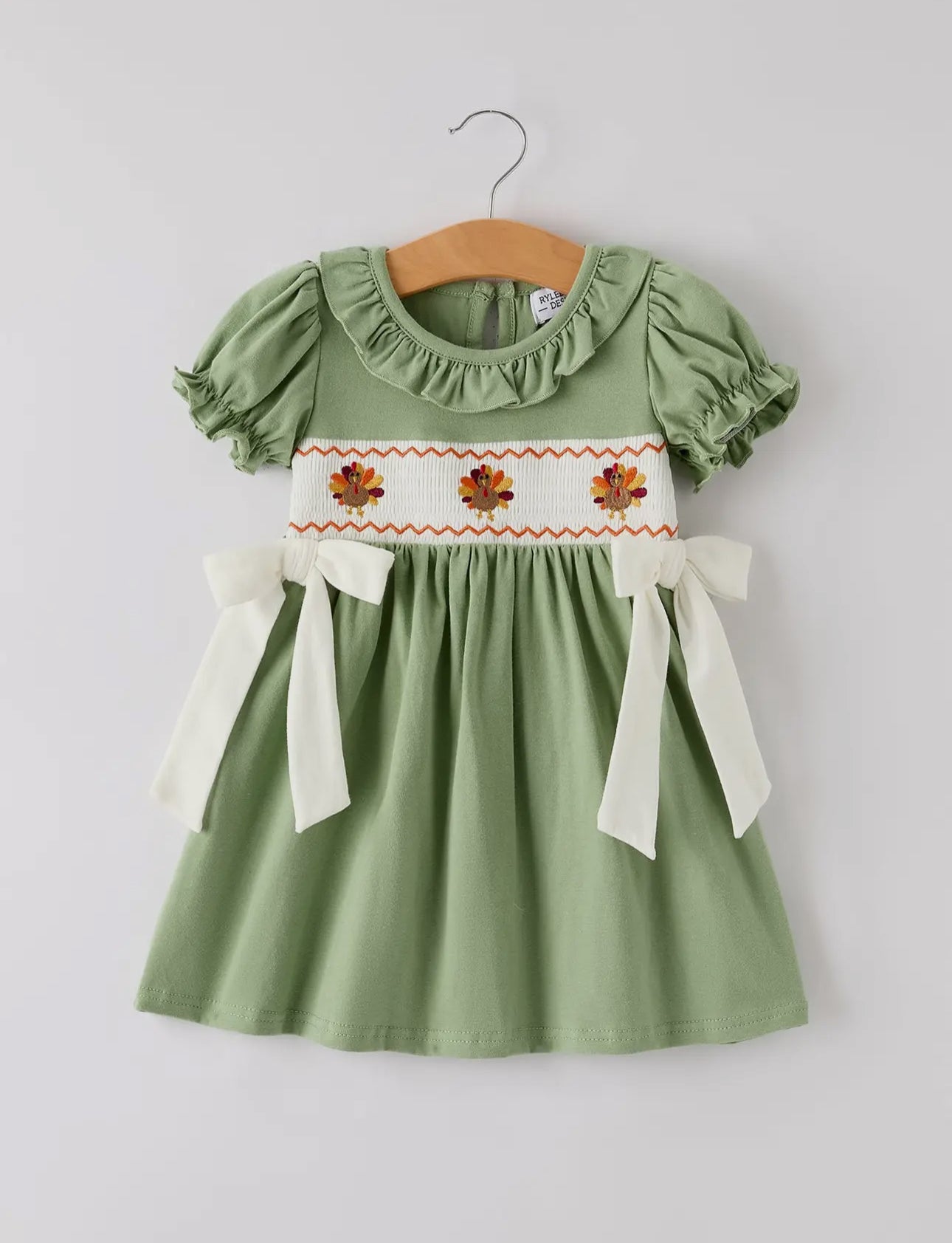 Turkey Day Blessings Smocked Dress