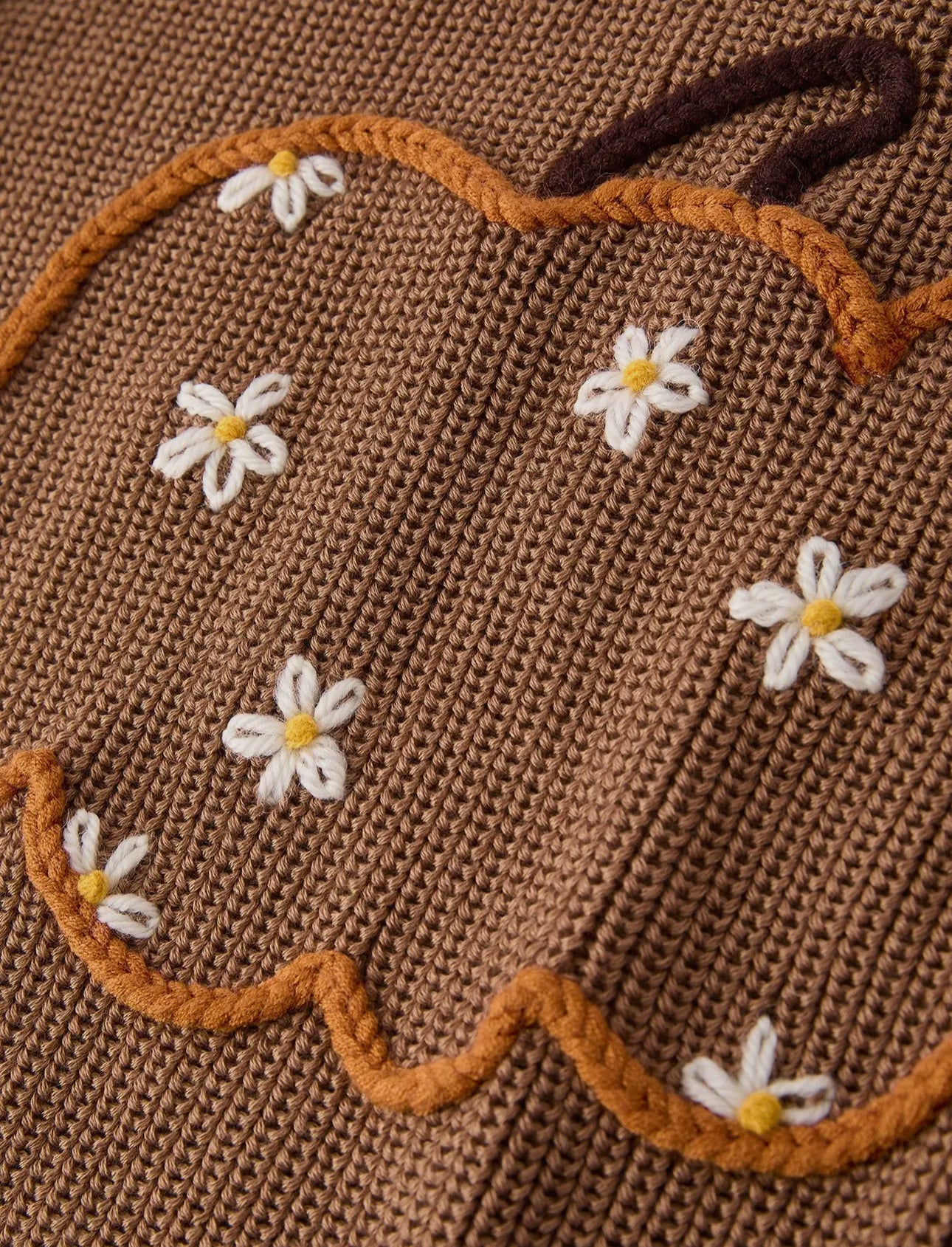 Pumpkin Bloom Knit Sweater