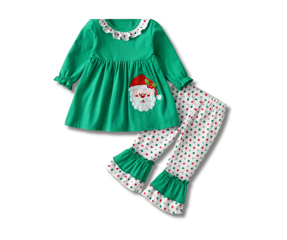 Holly Jolly Ruffle Set