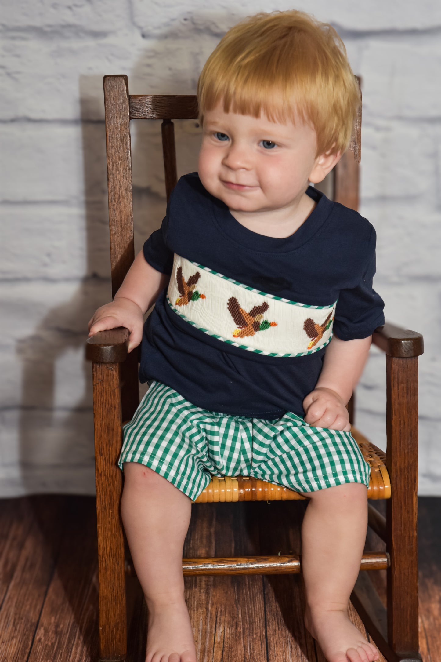 Blue Mallard Shorts Set