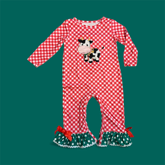 Merry Moo-Mas Romper