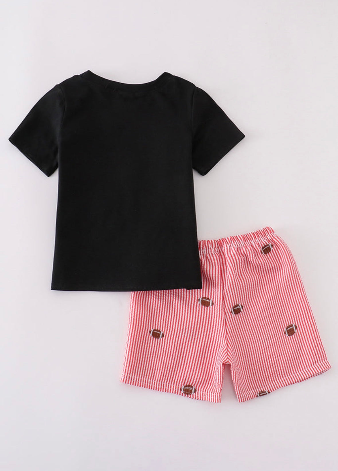 UGA Embroidered Boys Short Set