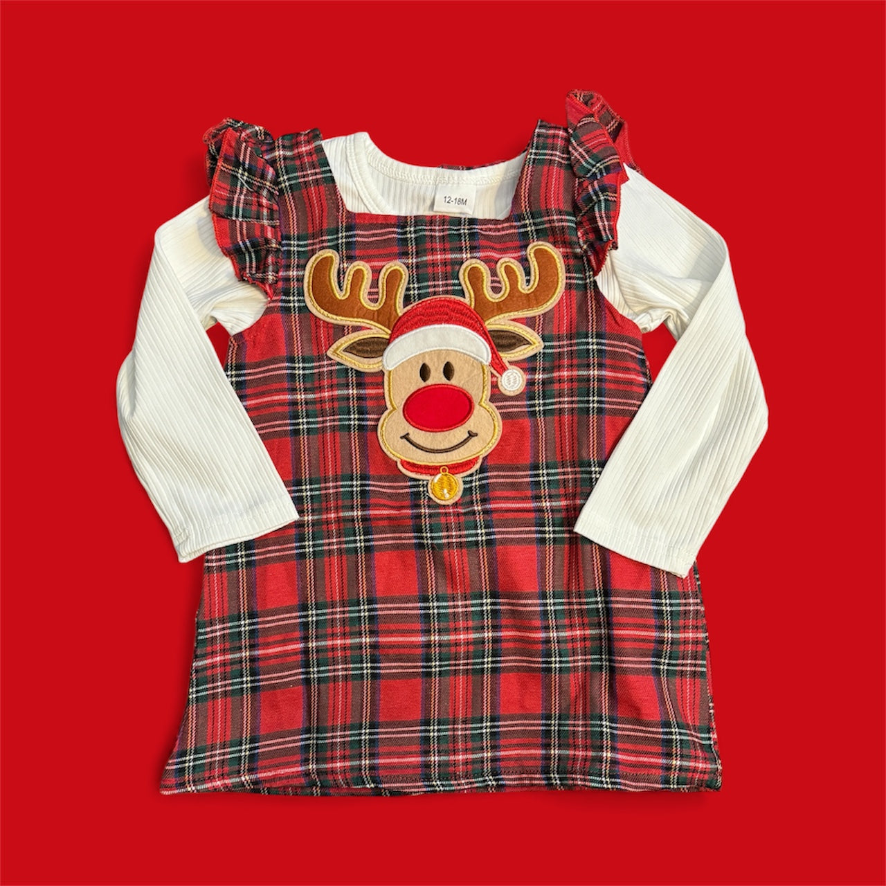 Rudolph Plaid Cutie