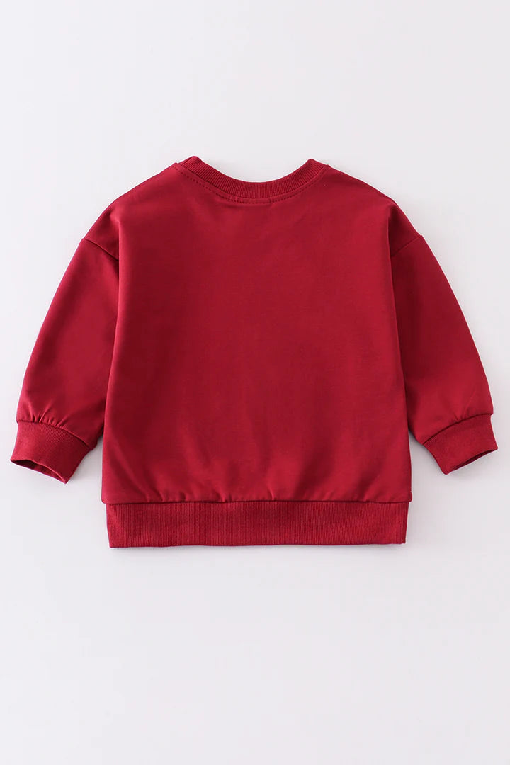 Red Heart Girl Sweatshirt