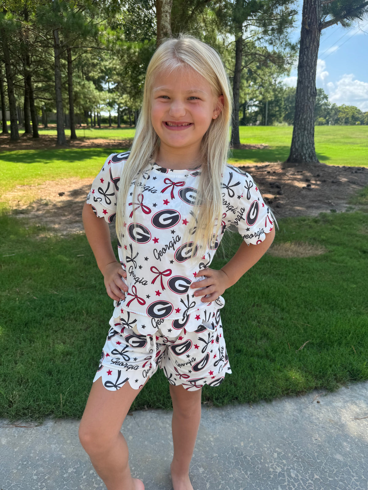 Sweet Little Ruffle Dawg Set