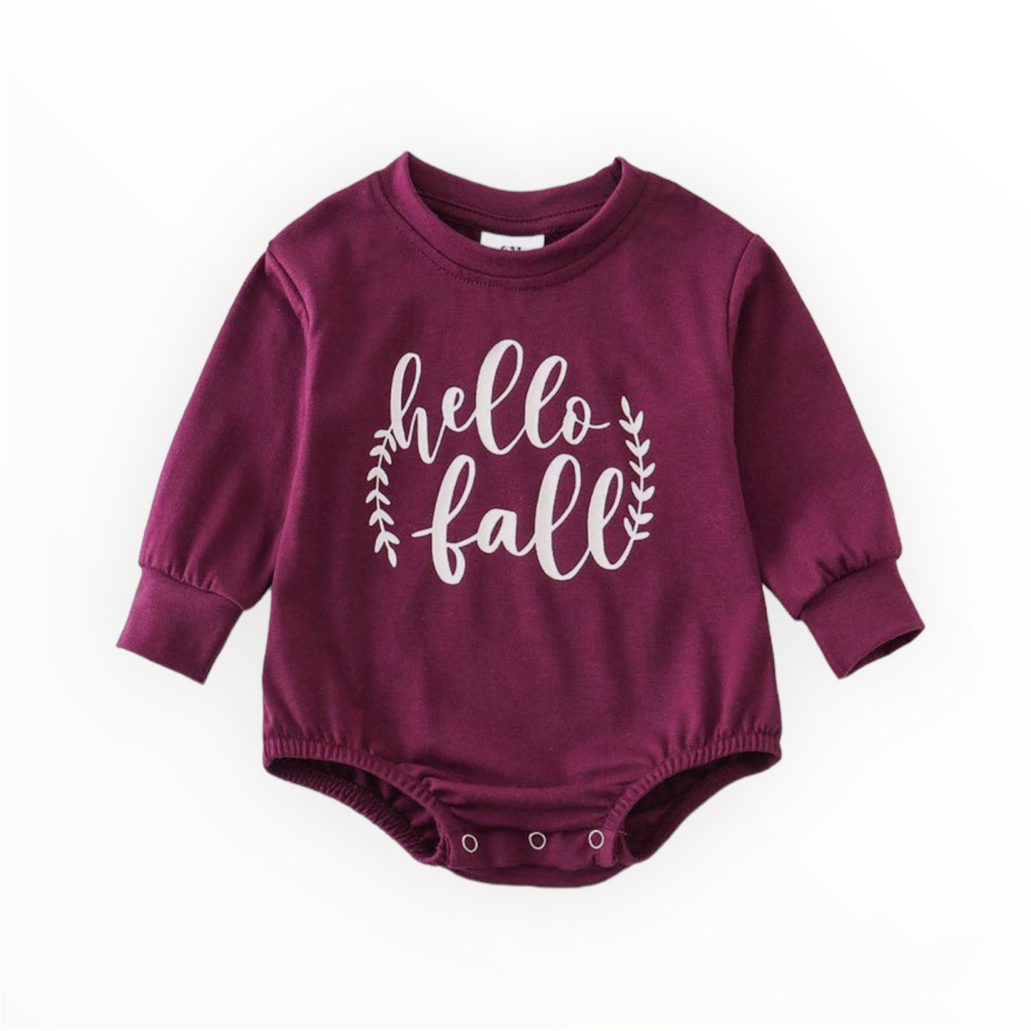 Girls Hello Fall Long Sleeve Bubble