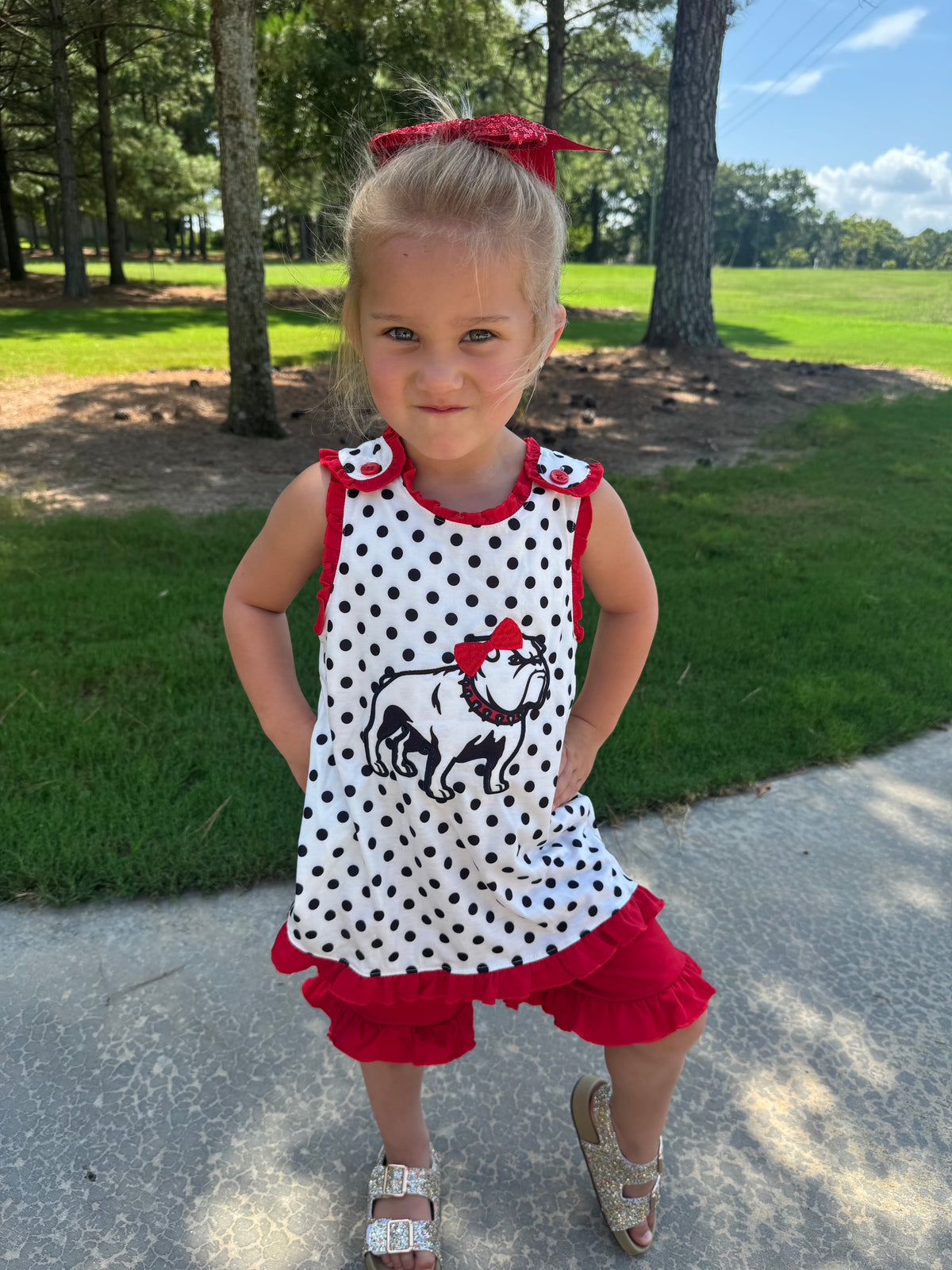 Dottie Dawg Shorts Set