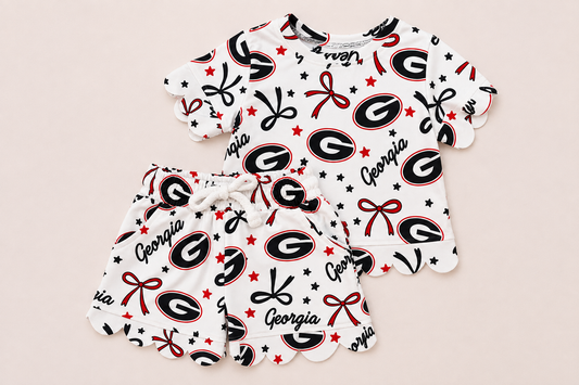 Sweet Little Ruffle Dawg Set