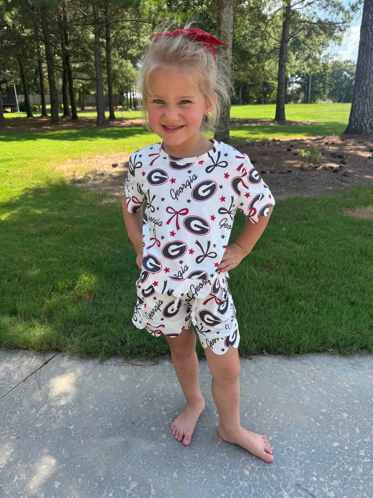 Sweet Little Ruffle Dawg Set