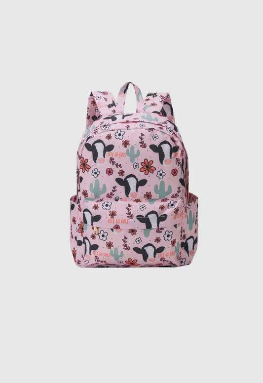 Pink Cactus Western Backpack