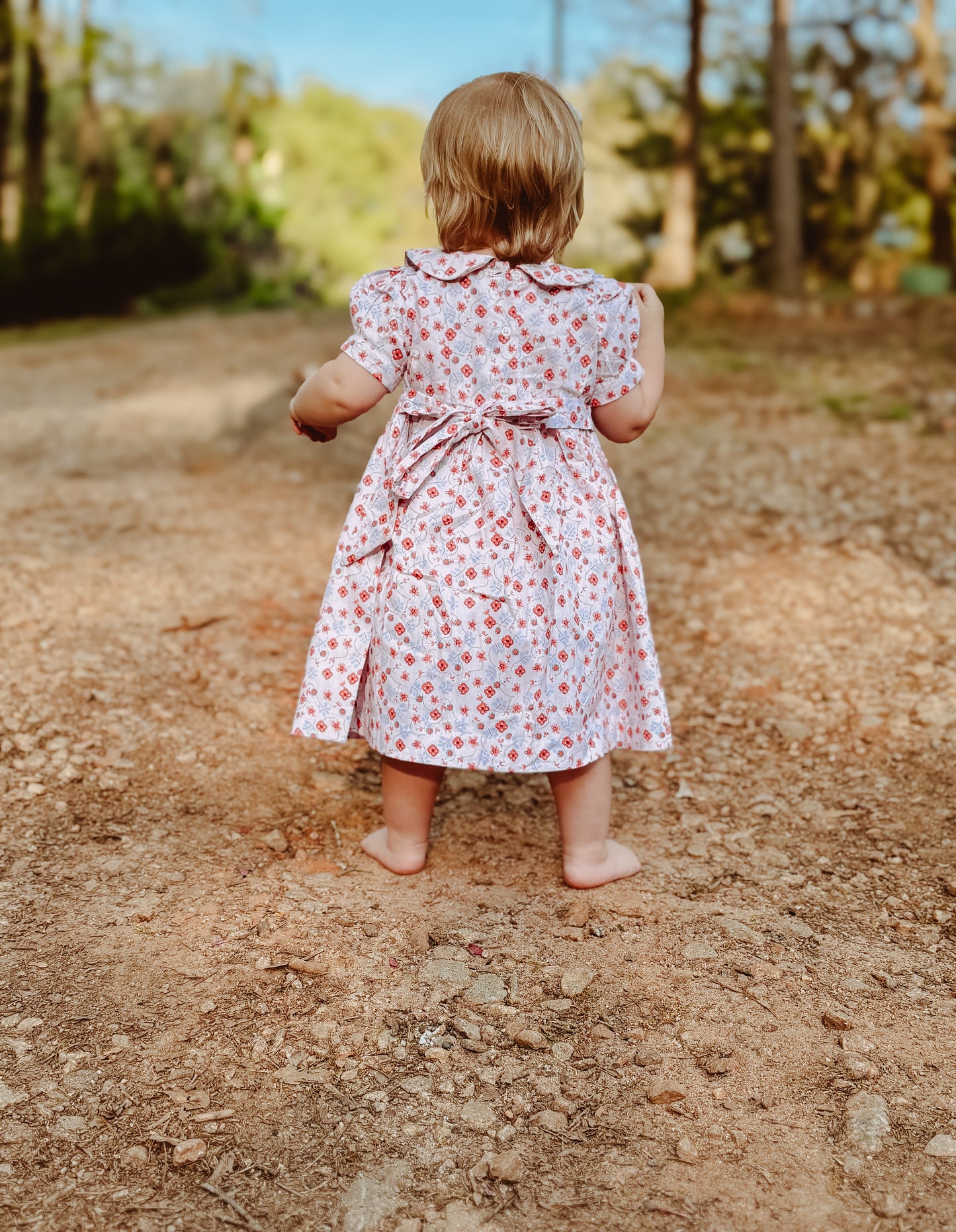 Sweet Vintage Love Hand-Smocked Dress