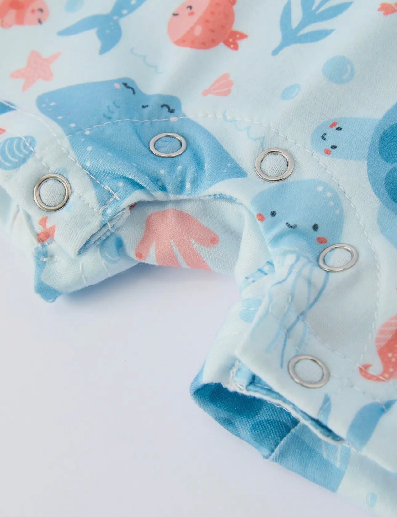 Under the Sea Embroidered Romper