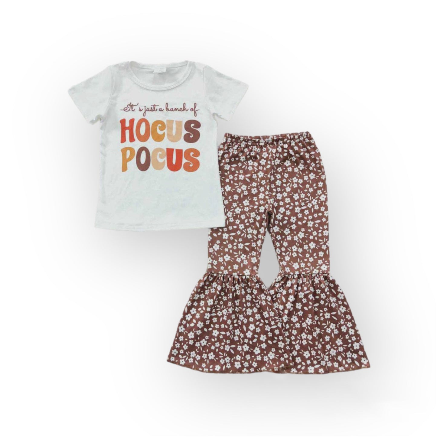 Hocus Pocus Bell Bottom Girls Pants Set