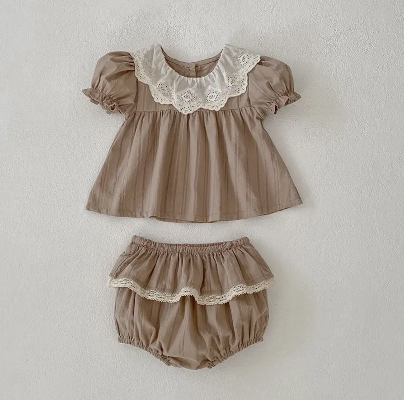 Southern Sand Lace Bloomer Set