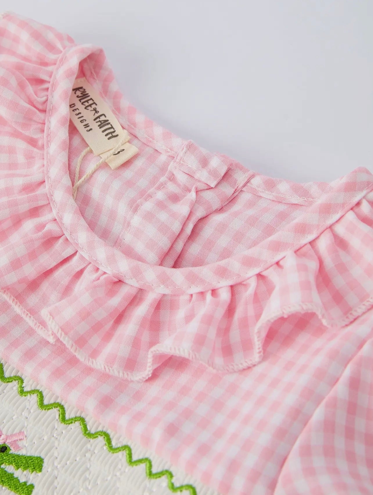 Little Croc River Smocked Dress