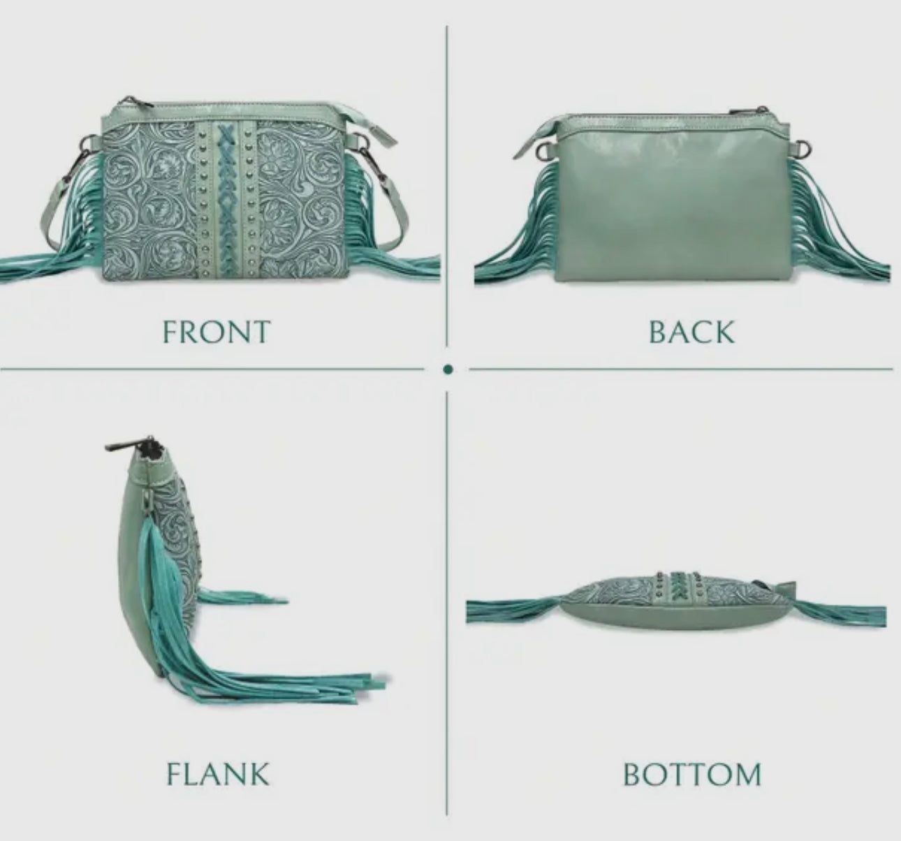 Mini Cowgirl Fringe Crossbody Purse