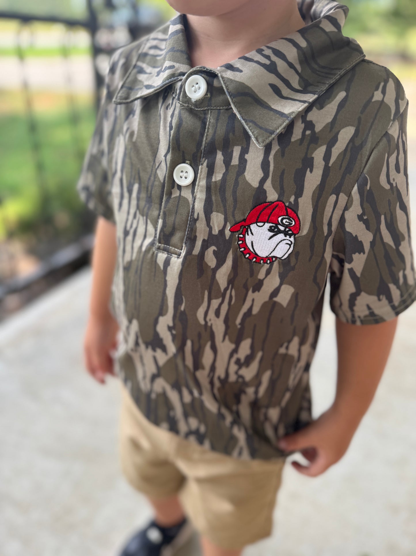 Tailgate Camo UGA Polo