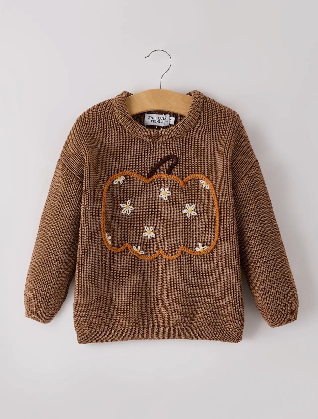 Pumpkin Bloom Knit Sweater