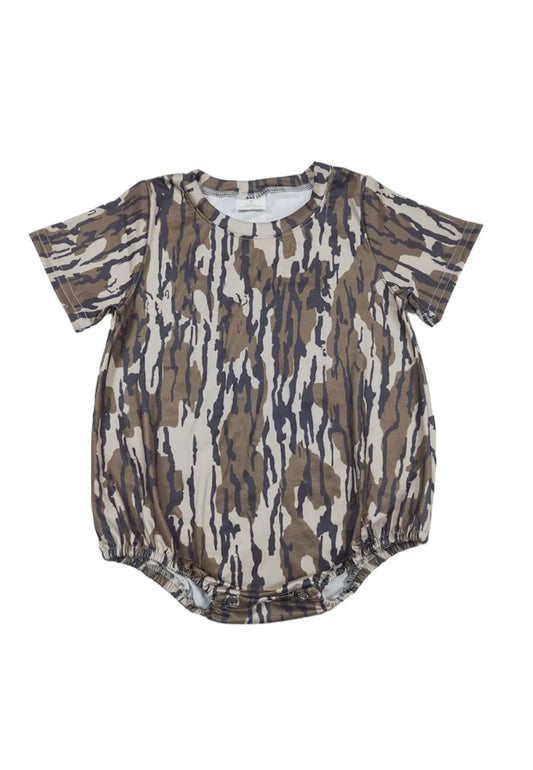 Bottomland Camo Short Sleeve Bubble