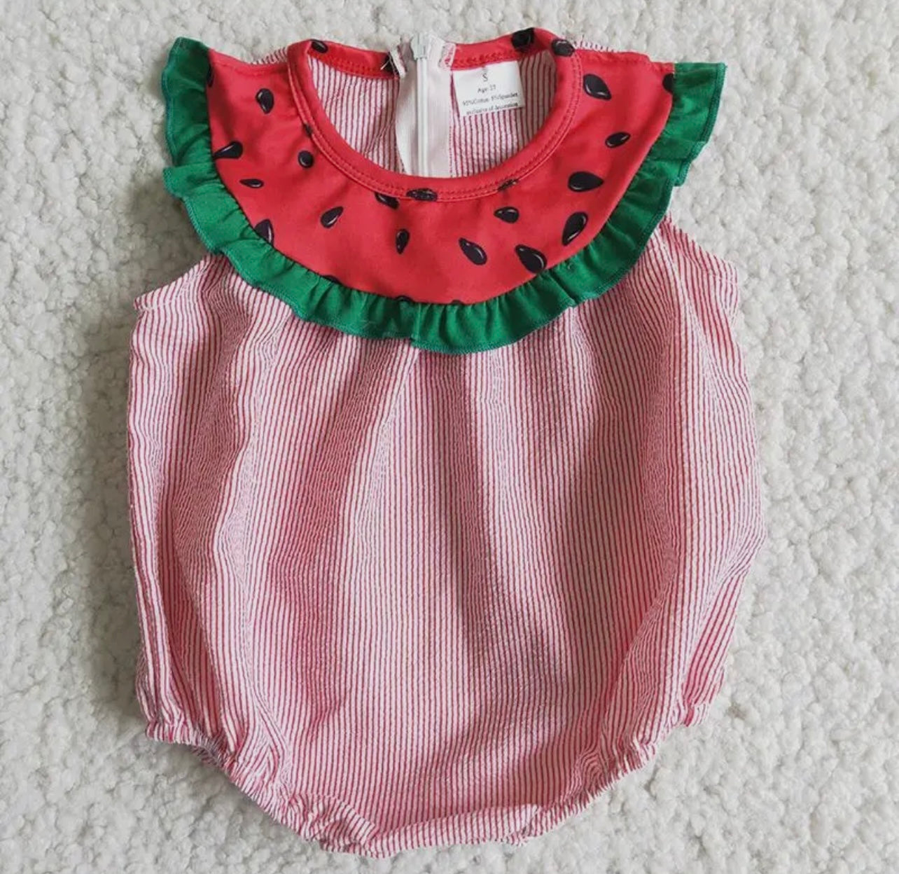 Pink Watermelon Romper