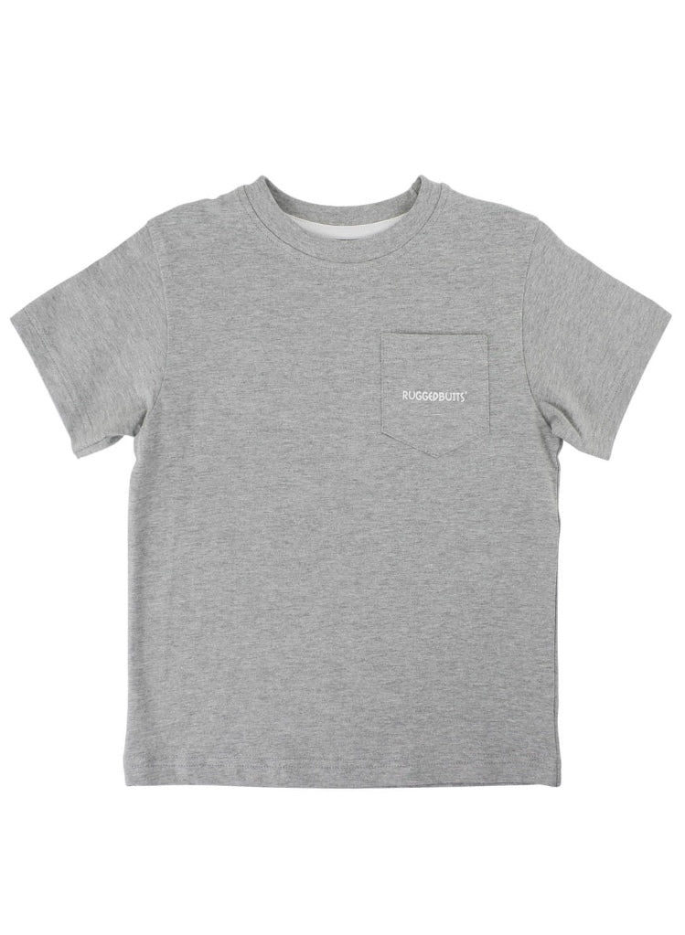 Boys Heather Gray Short Sleeve Signature Tee