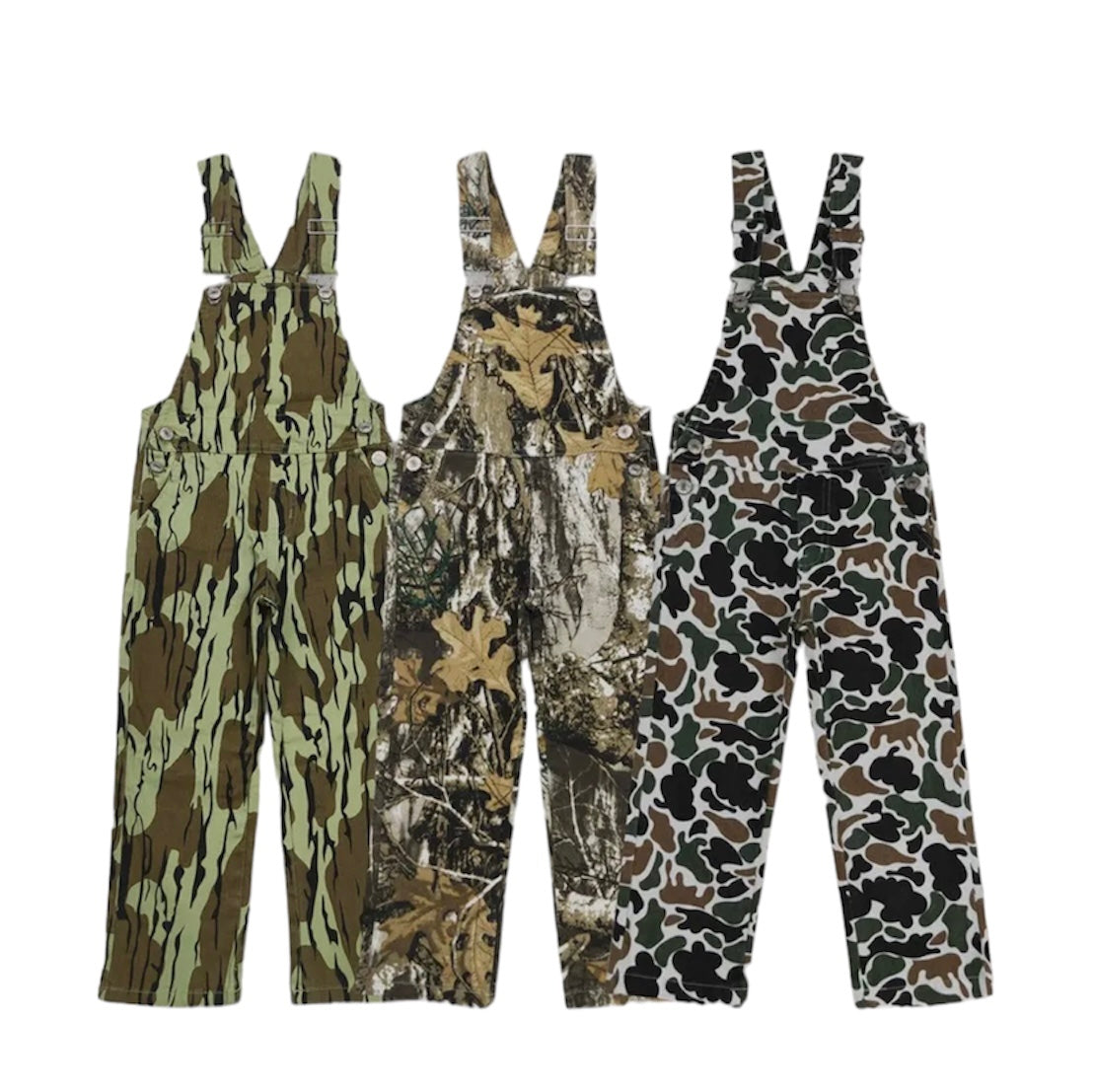 Denim Camouflage Overalls