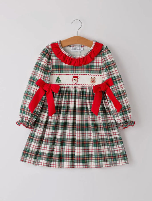 Plaid Festive Friends Christmas Dress