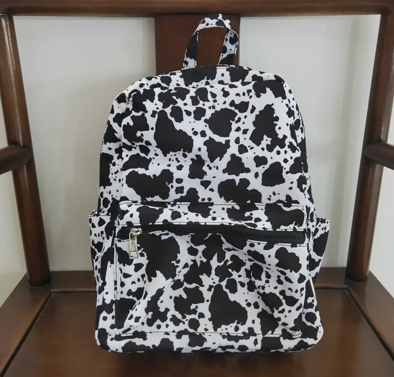 Cow Print Backpack