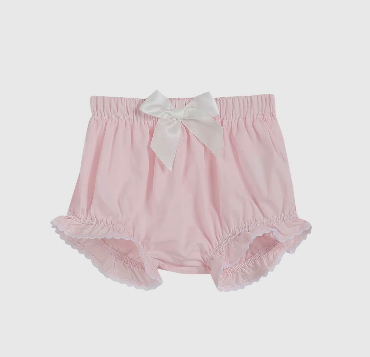 Light Pink Daisy Smocked Top and Bloomer 2 pc set