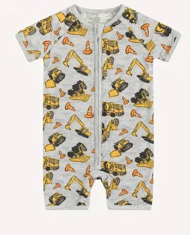 Construction Bamboo Shortie Pajamas