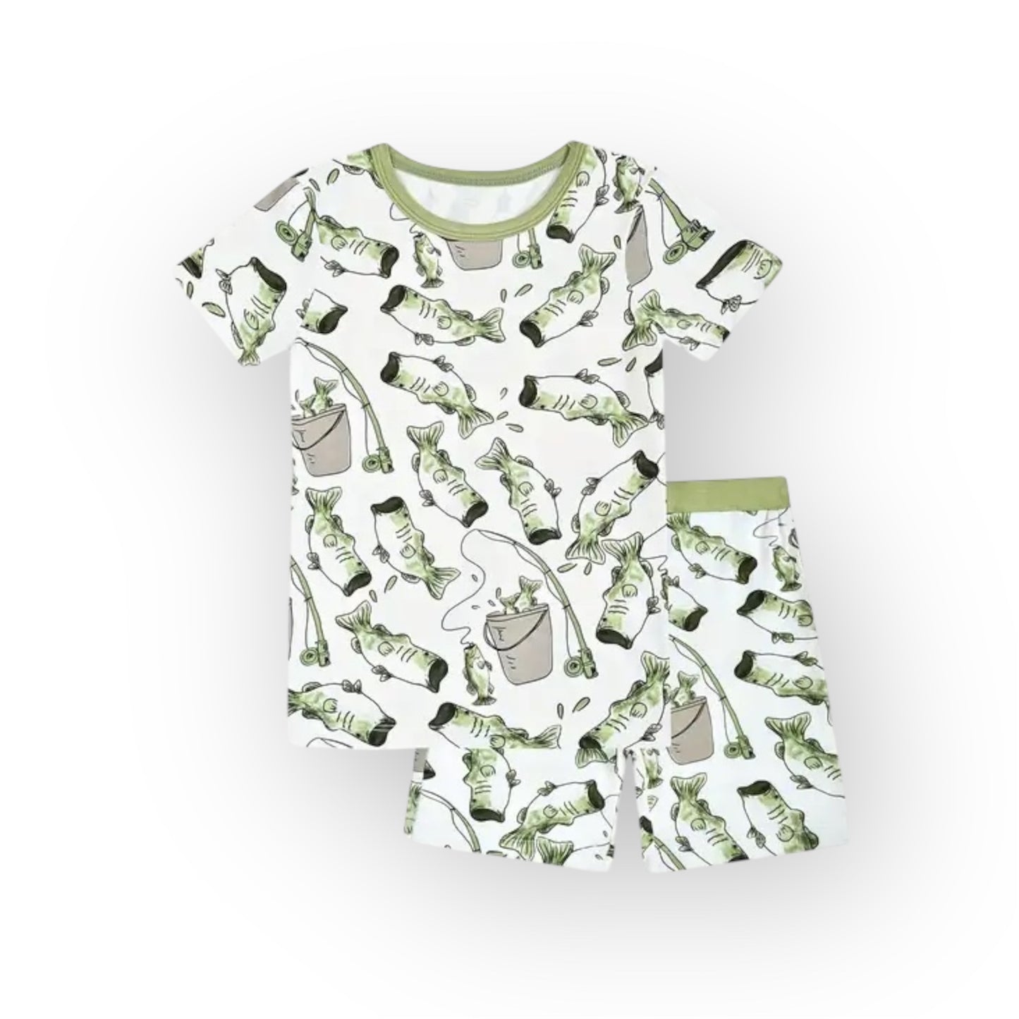 Hooked on Bedtime Shorts Bamboo Romper