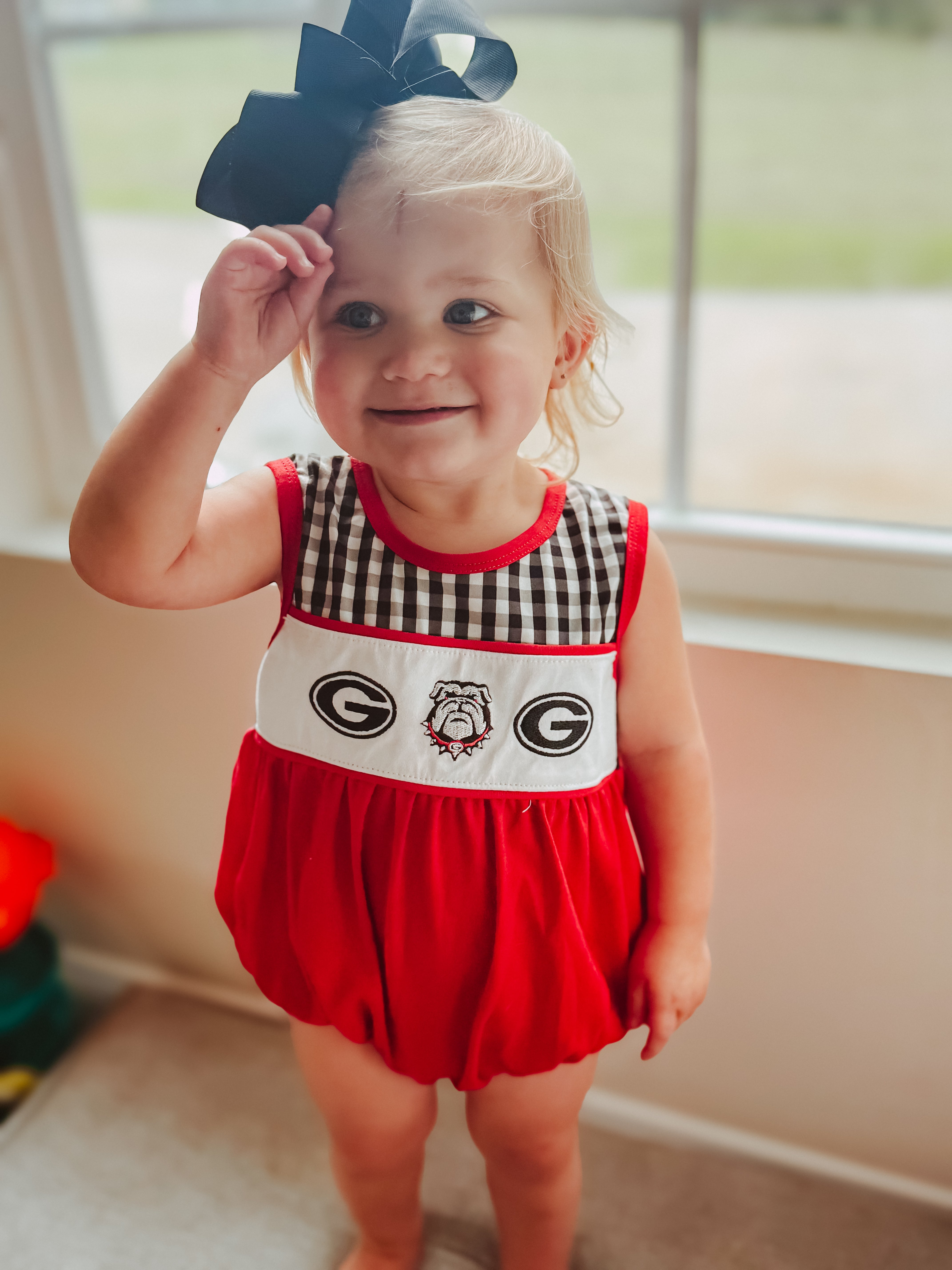 Baby girl georgia bulldog outfits best sale