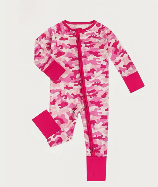 Pink Camo Bamboo Sleeper