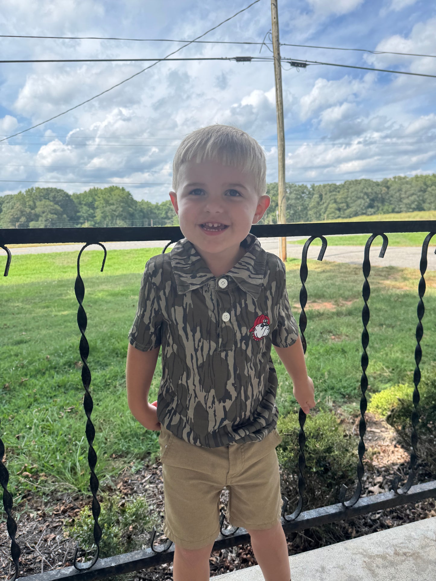 Tailgate Camo UGA Polo