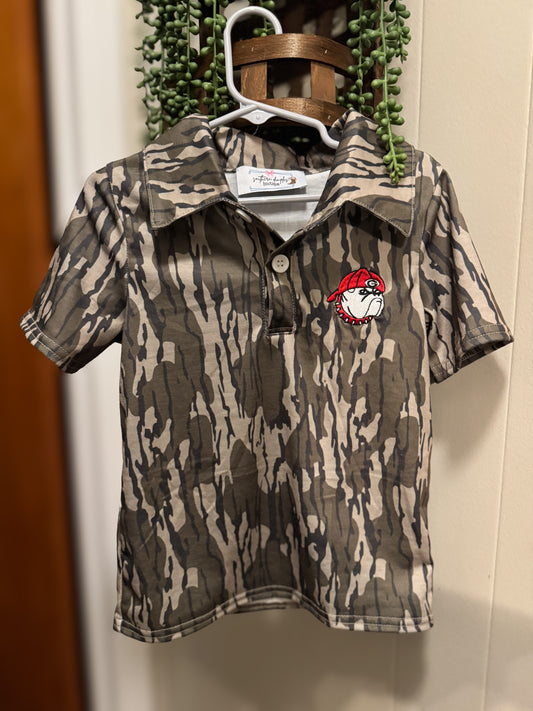 Tailgate Camo UGA Polo