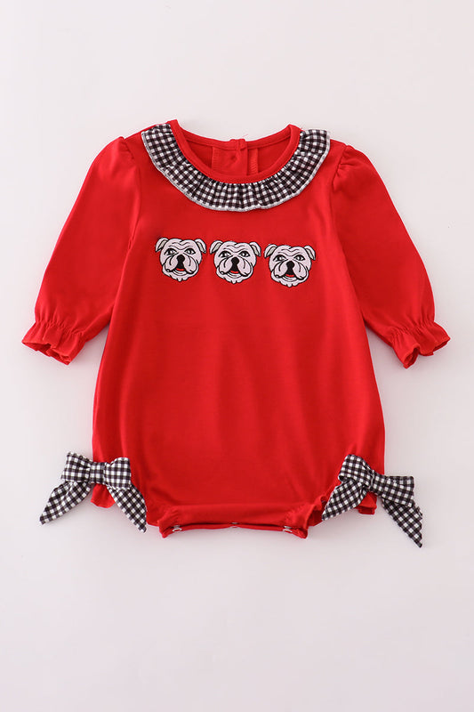 Dawgs On Deck Ruffle Bow Bubble