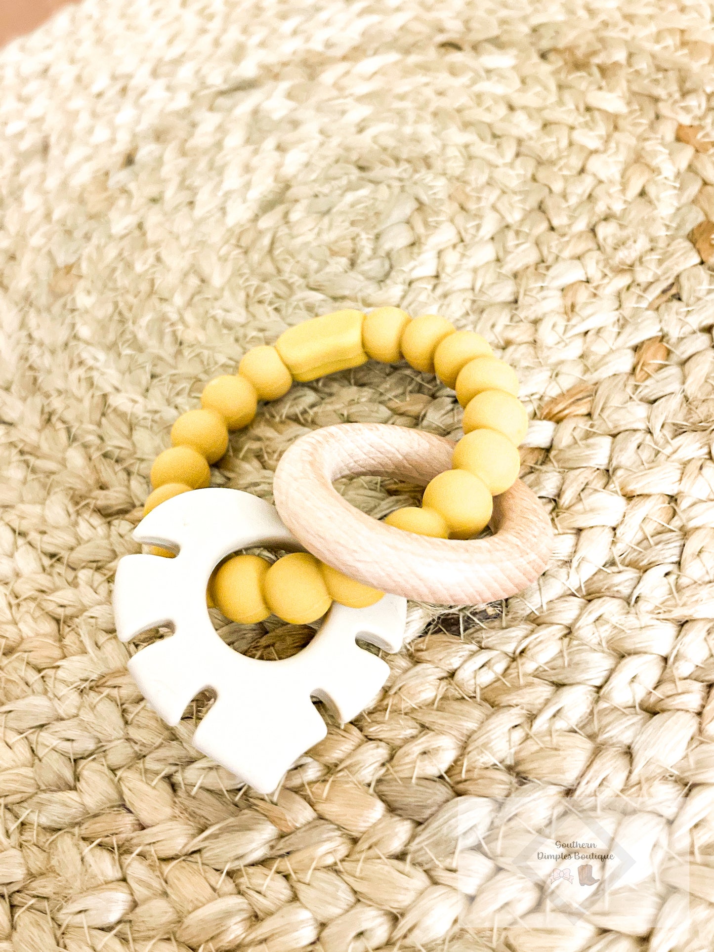 Wooden Baby Rattle Teethers