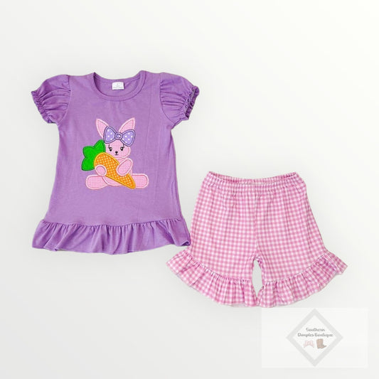 Girl Easter Shirt & Short Set