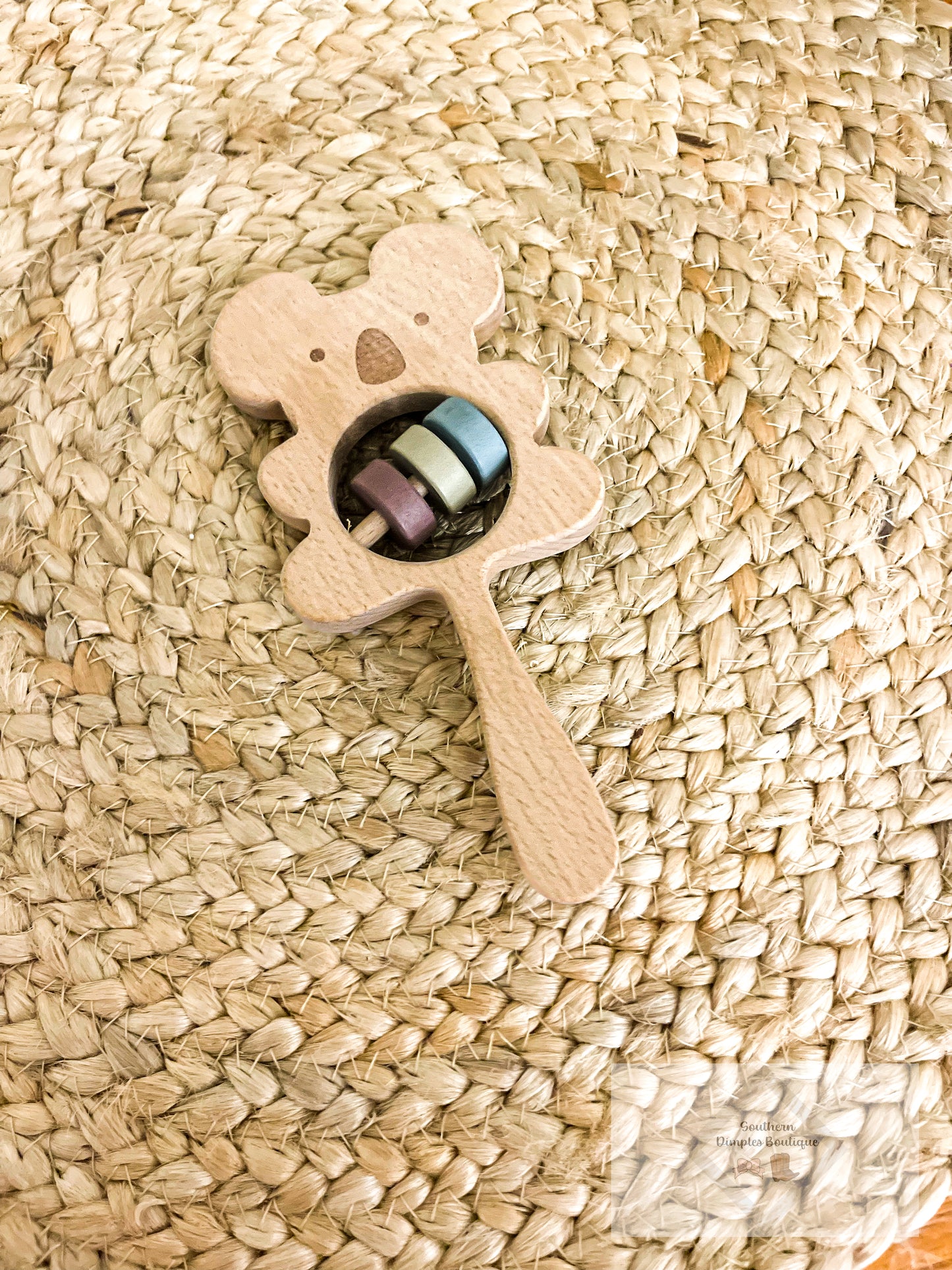 Wooden Baby Rattle Teethers