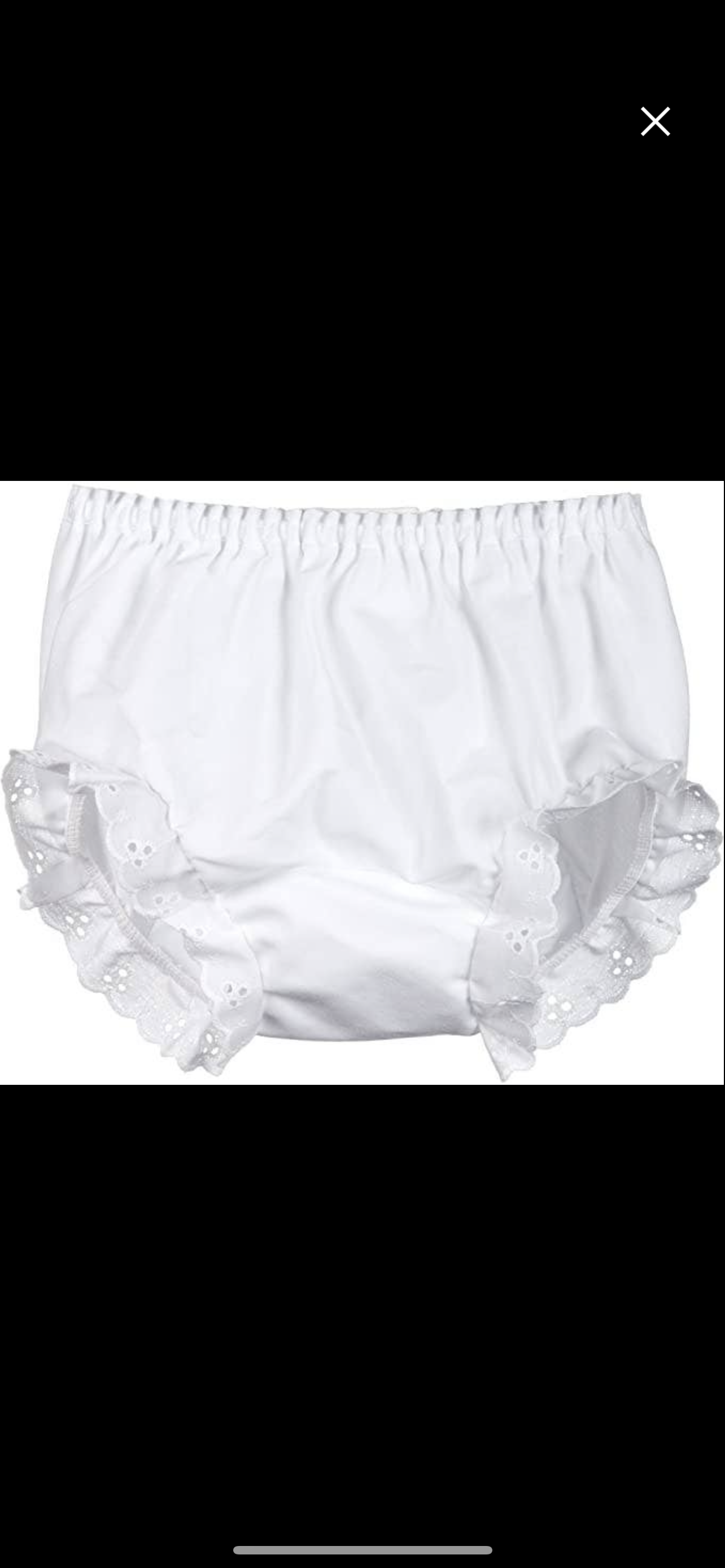 Monogrammed Eyelet Trim Bloomers Girl