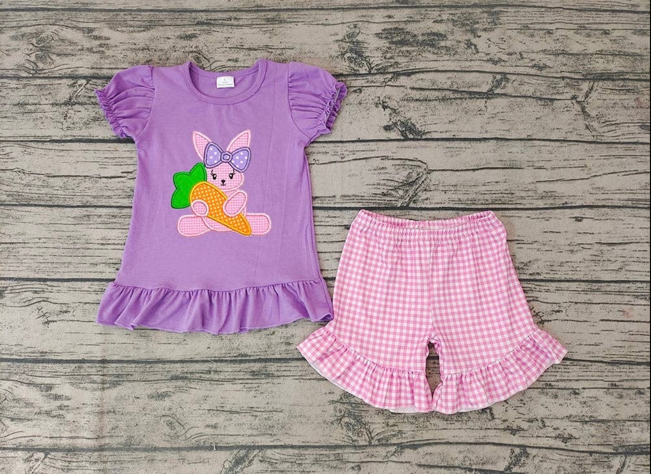 Girl Easter Shirt & Short Set